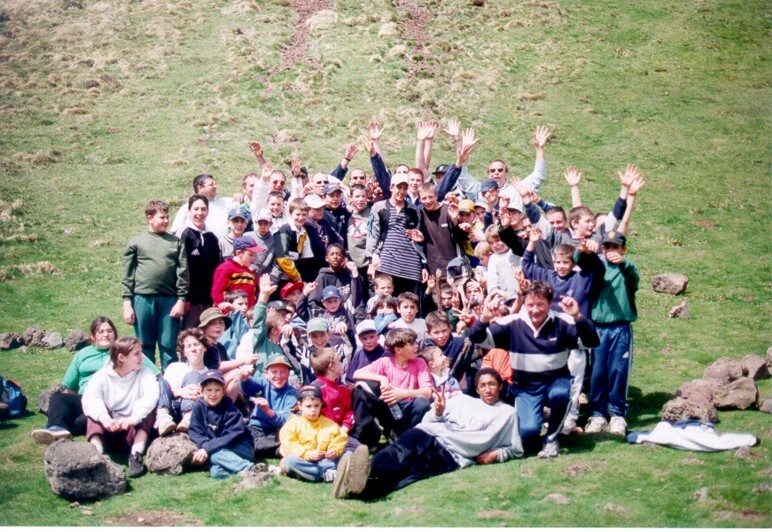 L'EdR ASMB en voyage (Puy Pariou, 1999)