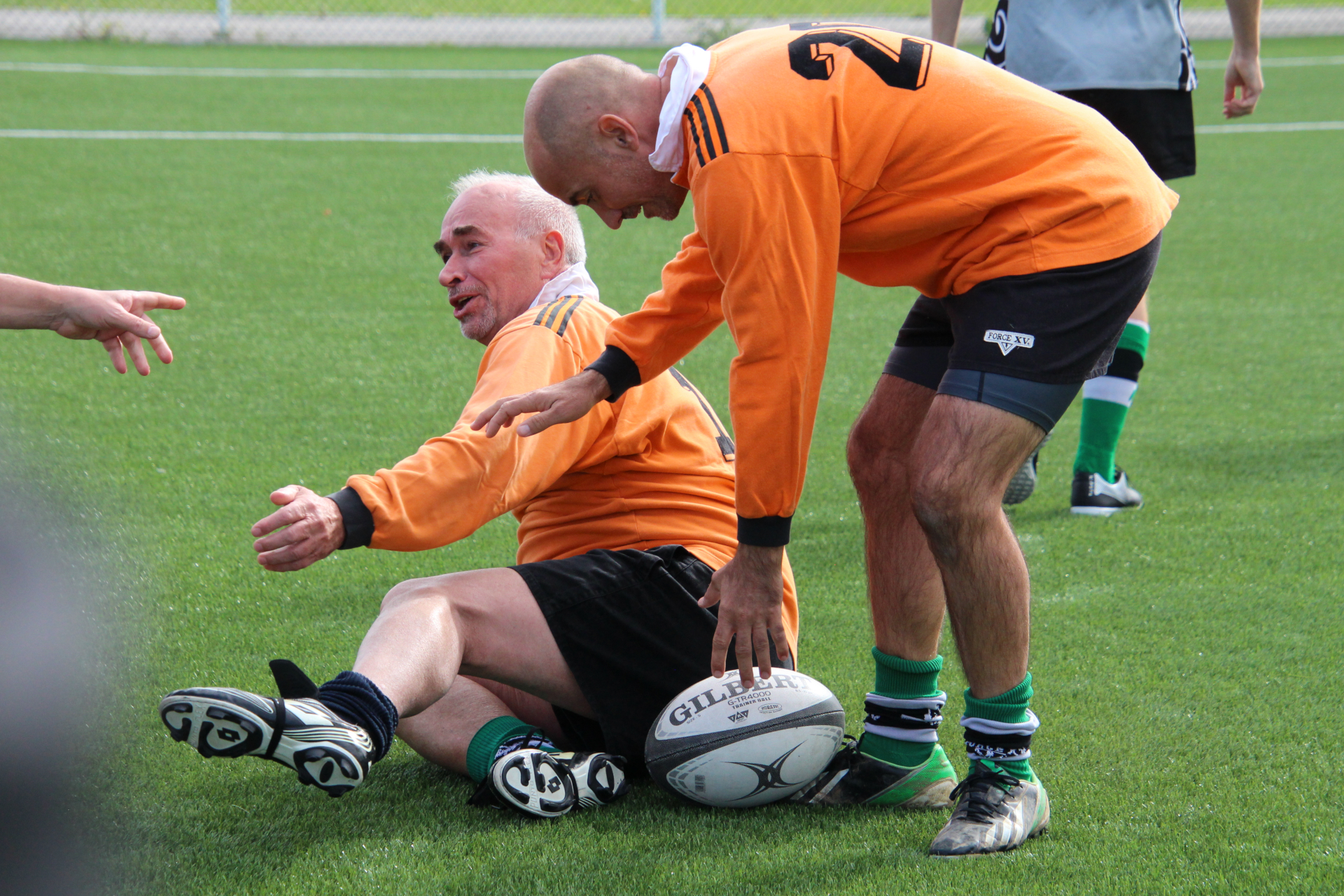 Match des Vieilles Gloires: Jean-Michel Basso et Agassi