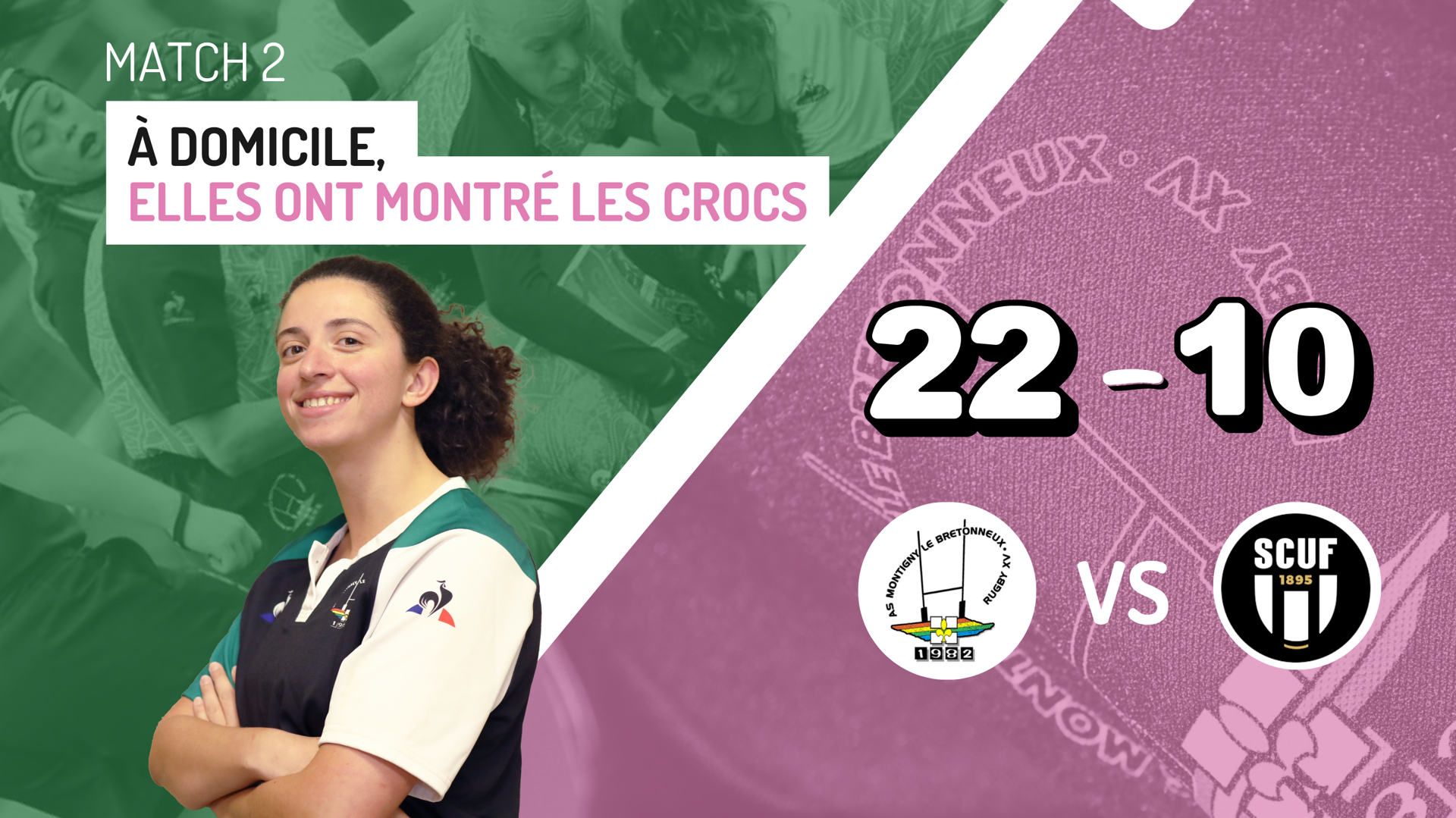 Le stade Couderc a tremblé, les Mont’Eigneuses ont gagné.