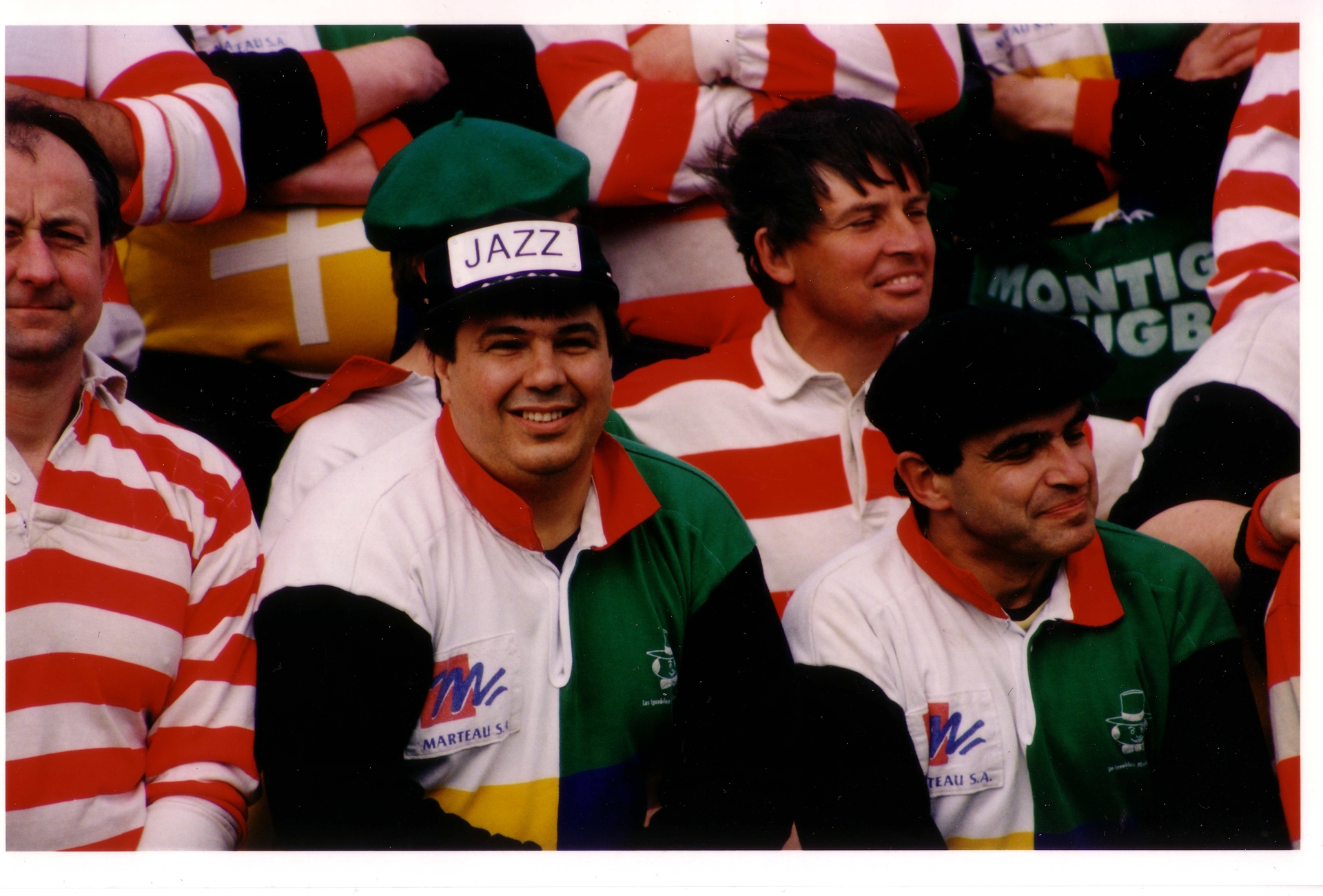 Michel Dubois, cofondateur de l'ASMB Rugby, et Jean-Jacques Ambielle, fondateur des Ignobles Mondains