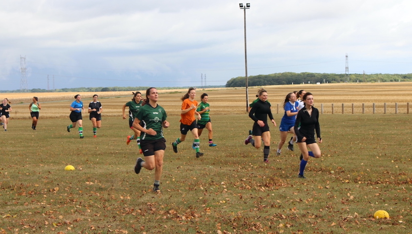 Féminines - stage cohésion 2022 - décrassage du dimanche matin