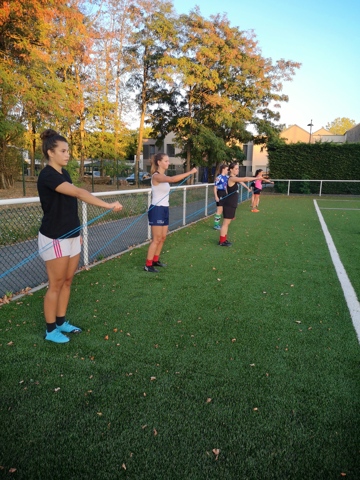 Entrainement féminines 24/08