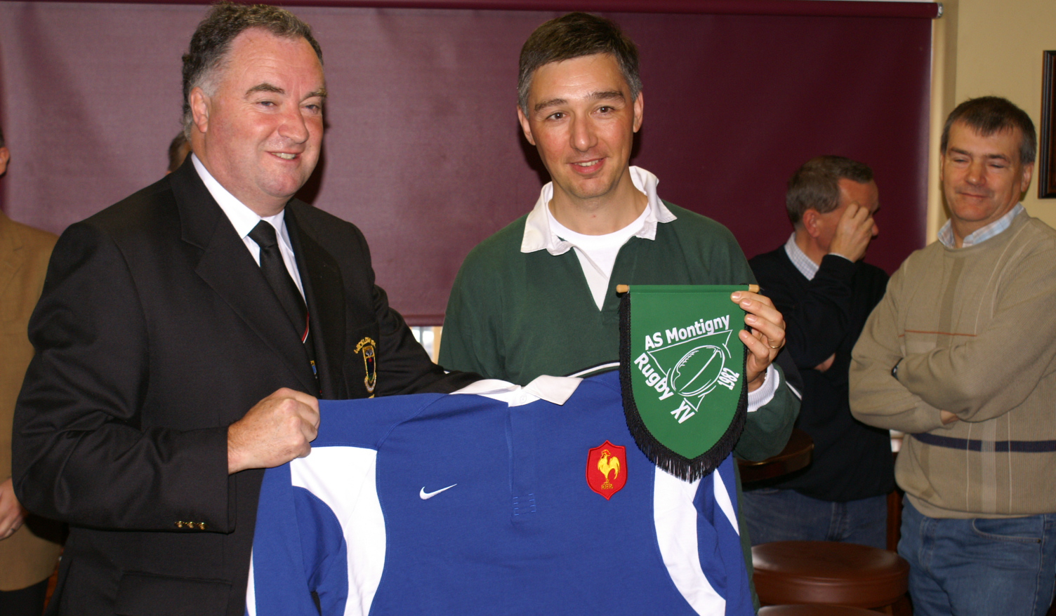 L'école de Rugby ASMB à Wicklow en 2006: réception officielle