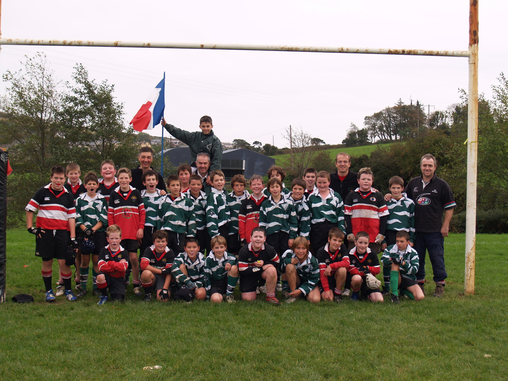 L'école de Rugby ASMB à Wicklow en 2006: les M13